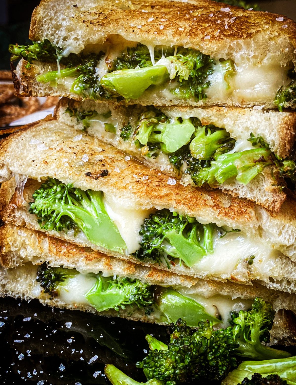 Creamy Broccoli Corn Sandwich