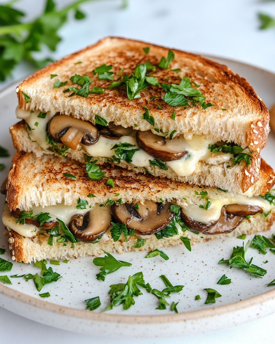 Mushroom Saute Sandwich